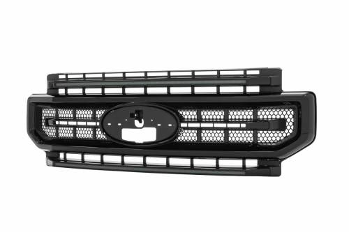 Morimoto - Morimoto XBG LED DRL Grille for Ford (2020-22) Super Duty, White/Black