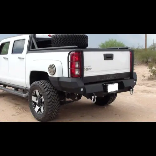 Iron Bull Bumpers - Iron Bull Rear Bumper for Hummer (2005-10) H3T (Only)
