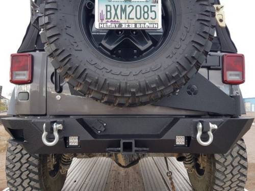 Iron Bull Bumpers - Iron Bull Rear Bumper for Jeep (2007-17) Wrangler