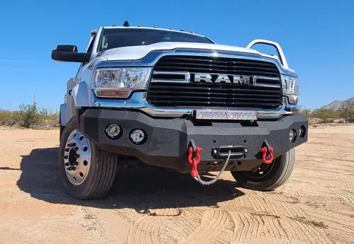 Iron Bull Bumpers - Iron Bull Front Bumper for Dodge/Ram (2019-26) 2500/3500, Parking Sensor Cutouts Available