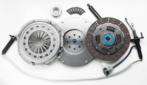 South Bend Clutch - South Bend Single Disc HD Series Clutch for Dodge/Ram (2005.5-18) 5.9L/6.7L Cummins w/ 6 Speed G56 Trans., 450HP, 900 ft. lbs. (Organic, Stage 2, Daily Plus) w/ Hydraulic Assembly