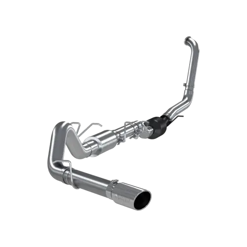 MBRP - MBRP 4-Inch Turbo-Back Configure Exhaust for Ford (2003-07) F-250/F-350 6.0L Power Stroke, Armor Plus, Single Side Exit, T409 Stainless, Polished, Single Wall, Muffler