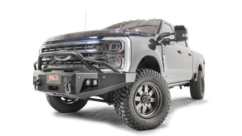 Fab Fours - Fab Fours Premium Front Bumper for Ford (2023-26) F-250/F-350 Super Duty,  w/ Pre-Runner Guard