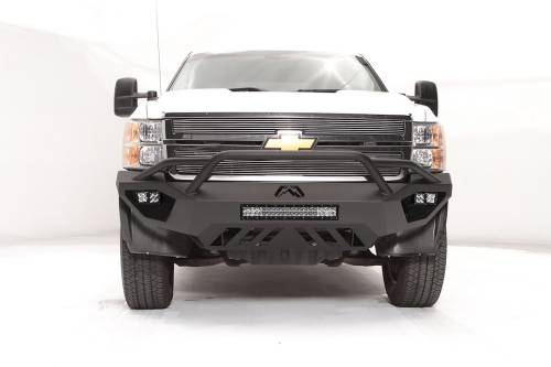 Fab Fours - Fab Fours Vengeance Front Bumper for Chevy (2011-14) 2500HD/3500HD Super Duty, w/ Pre-Runner Guard