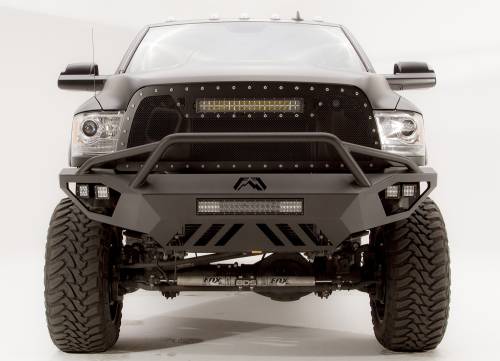 Fab Fours - Fab Fours HD Vengeance Front Bumper for Dodge (2010-18) 2500/3500, w/ Pre-Runner Guard