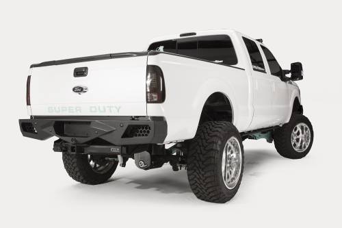 Fab Fours - Fab Fours Vengeance Sensor Rear Bumper for Ford (2011-16) F-250/F-350/F-450/F-550 Super Duty