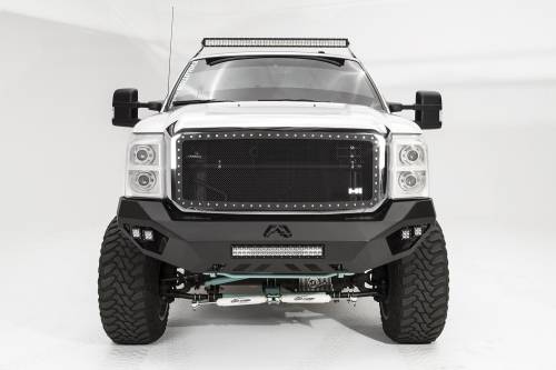 Fab Fours - Fab Fours Vengeance Front Bumper for Ford (2011-16) F-250/F-350, w/ Pre-Runner Bar