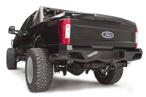 Fab Fours - Fab Fours Vengeance Sensor Rear Bumper for Ford (2017-18) F-250/F-350 Super Duty