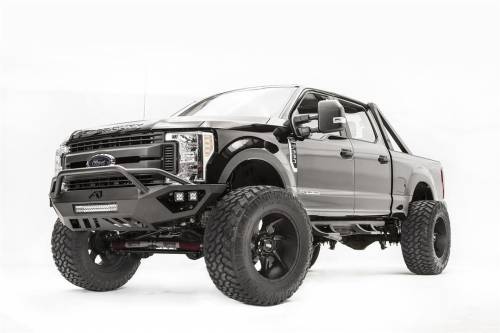 Fab Fours - Fab Fours Vengeance Front Bumper for Ford (2017-22) F-250/F-350 Super Duty, w/ Pre-Runner Bar