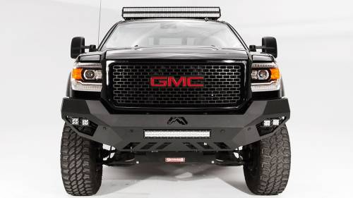 Fab Fours - Fab Fours HD Vengeance Front Bumper for GMC (2011-14) 2500HD/3500HD Sierra, w/ No Guard