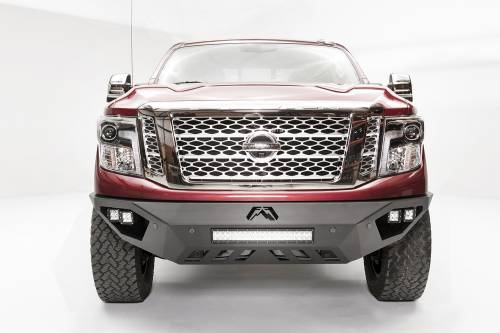 Fab Fours - Fab Fours Vengeance Front Sensor Bumper for Nissan (2016-24) Titan XD