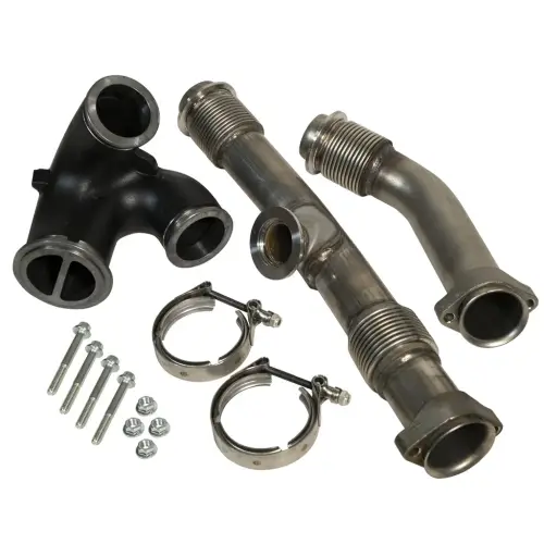 BD Diesel Performance - BD Diesel Up-Pipes Kit for Ford (2004.5-07) 6.0L Power Stroke w/ EGR Connector