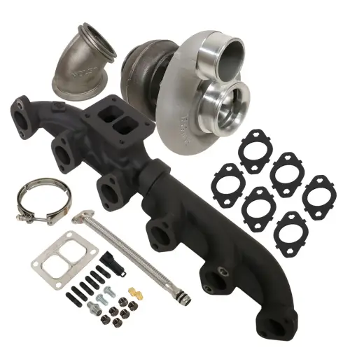 BD Diesel Performance - BD Diesel Iron Horn Turbo Kit for Dodge (2003-07) 5.9L Cummins (Wheel Size:  SX-E S364/76 0.91AR)