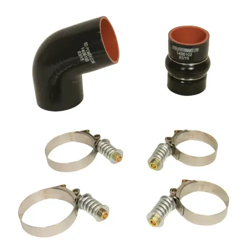 BD Diesel Performance - BD Diesel Intercooler Hose & Clamp Kit for Chevy/GMC (2006-10) 6.6 L Duramax (Driver's Side)