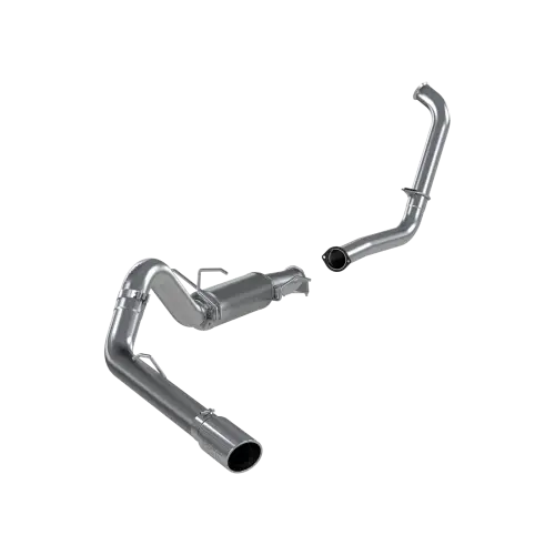 MBRP - MBRP Aluminized Steel 4" Turbo Back Single Side Exit (Retains Factory Cat) for 2003-2005 Ford Excursion 6.0L - S6216AL