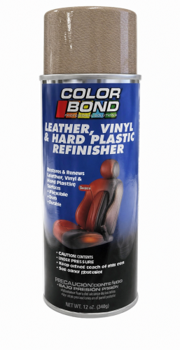 Color Bond - Colorbond Leather, Plastic, And Vinyl Refinisher, 121 Medium Parchment 12oz. (Ford 99.5-05 code P or H)