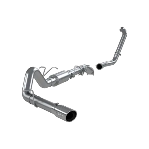 MBRP - MBRP Aluminized Steel 4" Turbo Back Single Side Exit (Retains Factory Cat) for 2003-2007 Ford F-250/350 6.0L; EC/CC - S6206AL