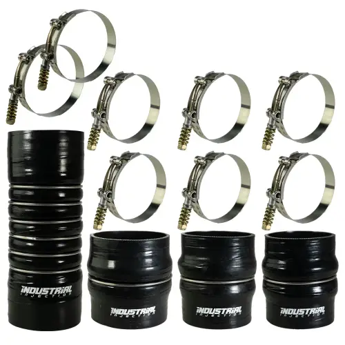 Industrial Injection - Industrial Injection CAC Boot Kit for Dodge/Ram (2007.5-09) 6.7L Cummins (Black)