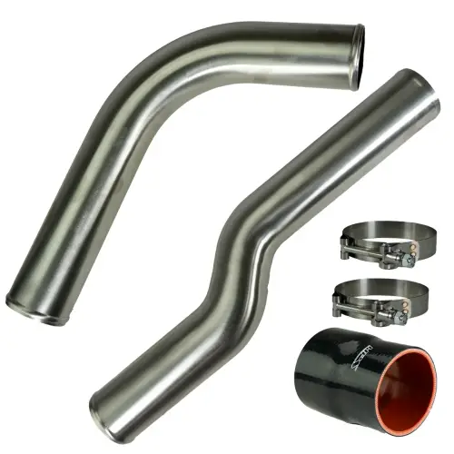 Industrial Injection - Industrial Injection 3" Stainless Charge Pipe Kit for Dodge (2003-07) 5.9L Cummins
