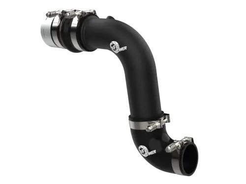 aFe - aFe Power BladeRunner 3 Inch Aluminum Cold Charge Pipe Kit for Ford (2023-26) F-250/F-350 Power Stroke V8-7.3L [td] (Black)