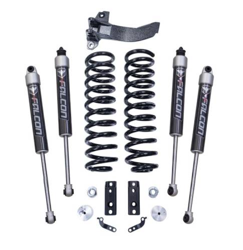 ReadyLIFT Suspension - ReadyLIFT 2.5" Coil Spring Front Lift Kit for Ford (2020-26) Super Duty Diesel 4WD, (w/ Falcon 2.1 Monotube Shocks Front/Rear)