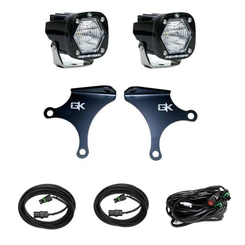 Baja Designs - Baja Designs S1 Knuckle Pods Light Kit for Jeep (1984-06) TJ/XJ/YJ/ZJ Wrangler/Cherokee (Clear Lens)
