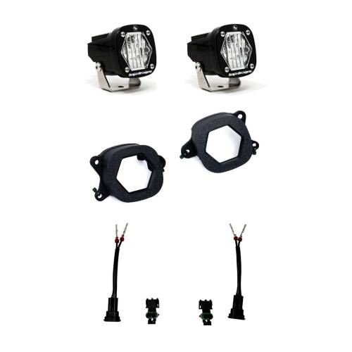 Baja Designs - Baja Designs S1 Fog Pocket Light Kit  for Ford (2024-26) Ranger Raptor (Baja Amber Lens)