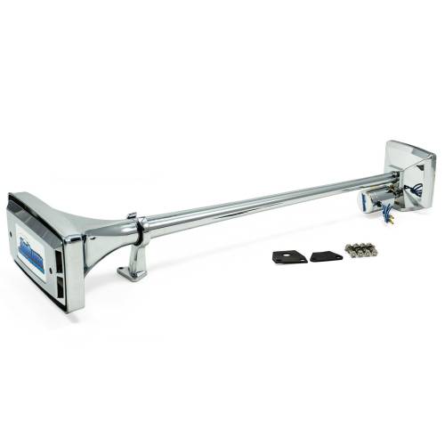 HornBlasters - HornBlasters Mother Trucker Air Horn, Chrome, 120 PSI Max, 1-Chime