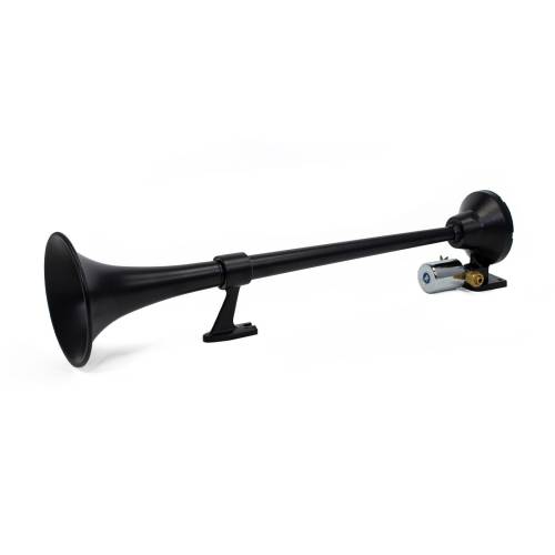 HornBlasters - HornBlasters Mini Tug Air Horn, Black, 150 PSI Max, 1-Chime