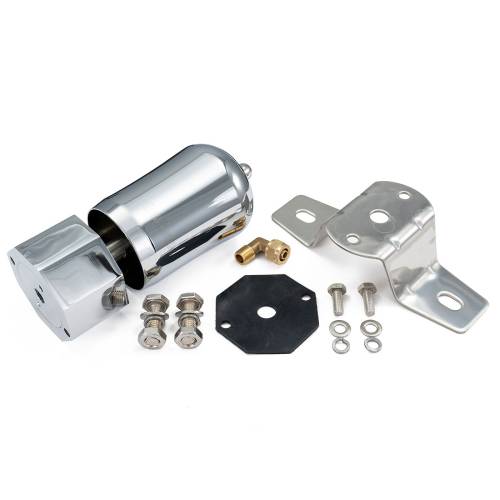 HornBlasters - HornBlasters Brass Air Whistle, Chrome Plated, 200 PSI Max, 1-Chime