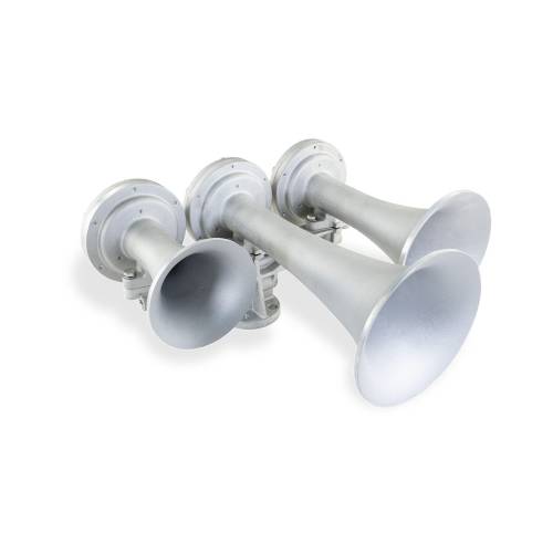 HornBlasters - HornBlasters King 3-BELL Train Horn, Black, 3-Chime