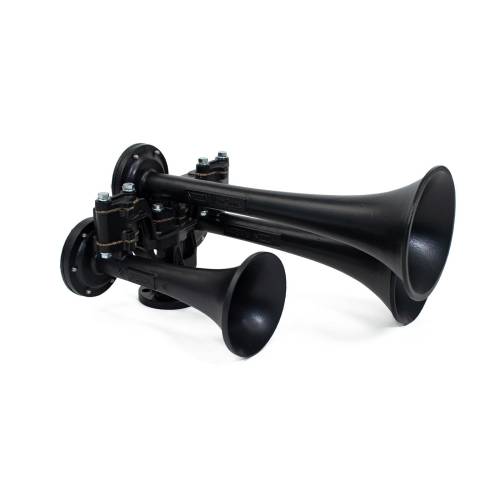 HornBlasters - HornBlasters Nathan Airchime P3 Train Horn, Black, 3-Chime