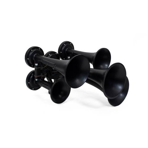 HornBlasters - HornBlasters Nathan Airchime P5 Train Horn, Black, 5-Chime