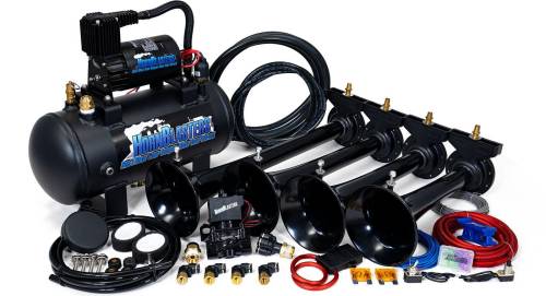 HornBlasters - HornBlasters 127H Series / White Horns, 1.5 Gallon, 120 PSI