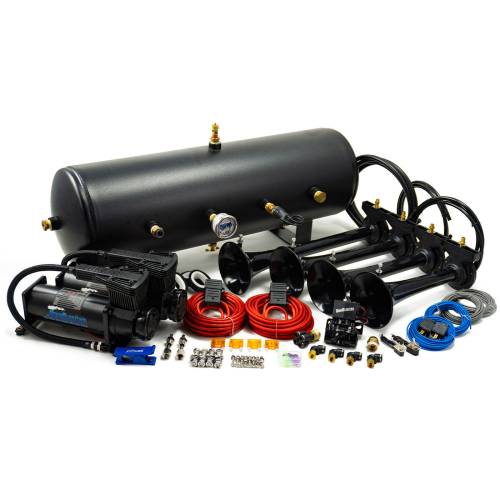HornBlasters - HornBlasters 844K Series Nightmare Black, 8.5 Gallon, Separate Tank 145 PSI, Supports Premier Use Of A