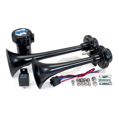 HornBlasters - HornBlasters Psychoblaster V2 - Black, Includes 40 Amp Relay And Mounting Hardware