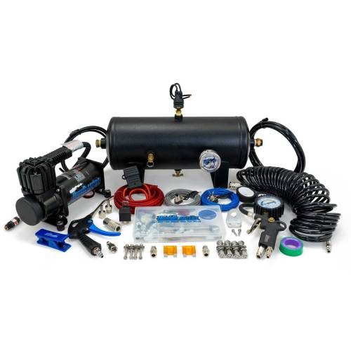 Horn Air - Horn Air 232 - 24 Volt - Pewter Compressor, 2.0 Gallon, Separate Tank 145 PSI, Supports Average Use Of A