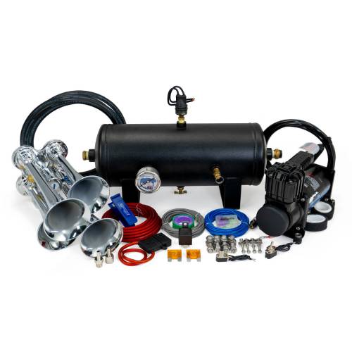 HornBlasters - HornBlasters Bullet 232 - 24 Volt, 2.0 Gallon, Separate Tank 145 PSI, Supports Average Use Of A