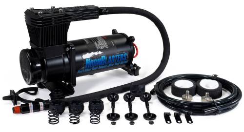 HornBlasters - HornBlasters Dual 3Q Compressor Kit, Constant Duty, 200 PSI, 100% Duty, 1.41 CFM, 20 Amps