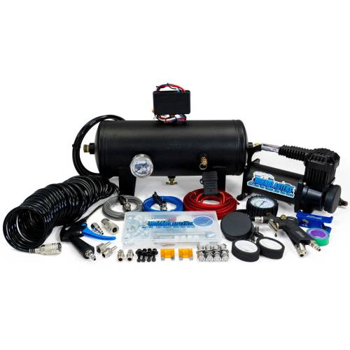 Horn Air - Horn Air 232 - Black Compressor - Includes Aa-tik-h, 2.0 Gallon, Separate Tank 145 PSI, Supports Average Use Of A