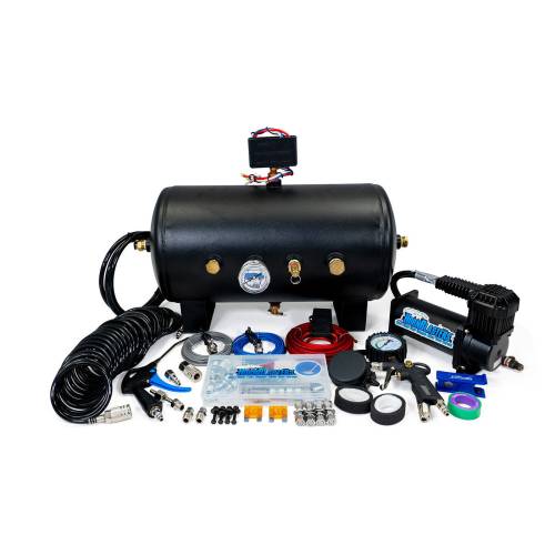 Horn Air - Horn Air 544K - Black Compressor - Includes Aa-tik-h, 5.0 Gallon, Separate Tank 145 PSI, Supports Average Use Of A
