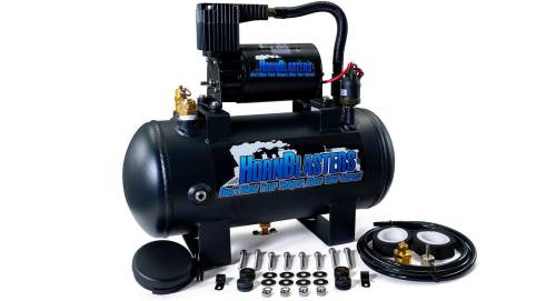 HornBlasters - HornBlasters 120 PSI 1.5-GALLON Air Source Kit, 1.5 Gallon, Tank/compressor 120 PSI, Supports Average Use Of