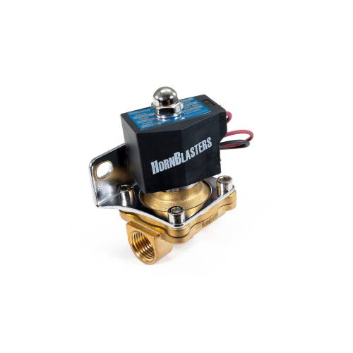 HornBlasters - HornBlasters 1/2" Brass - 24 Volt, 1/2" NPT, 16 Mm Orifice, 210 PSI