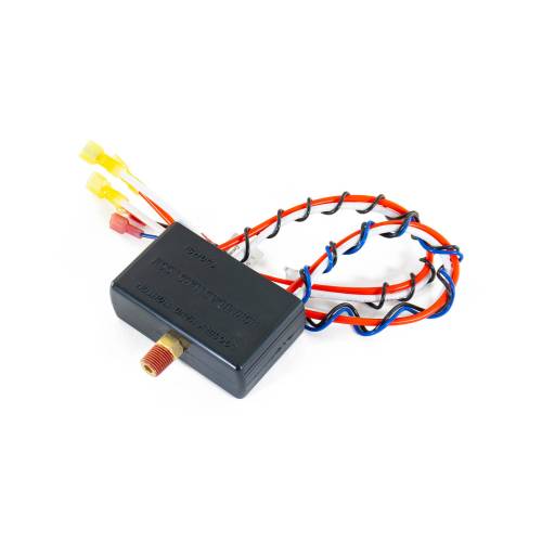 HornBlasters - HornBlasters 110-150 PSI Pressure Switch W/ Dual Relay, Black, For Dual Compressor Systems