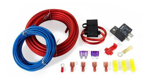 HornBlasters - HornBlasters Wiring Kit, Single Compressor, Less Than 35 Amps (WK-AC-V40)