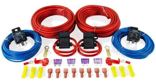 HornBlasters - HornBlasters Wiring Kit, Dual Compressors, More Than 35 Amps Each