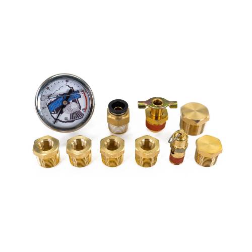 HornBlasters - HornBlasters 5-GALLON Single 3/8" Compressor Fitting Kit, 1/4" Air Line, 150 PSI