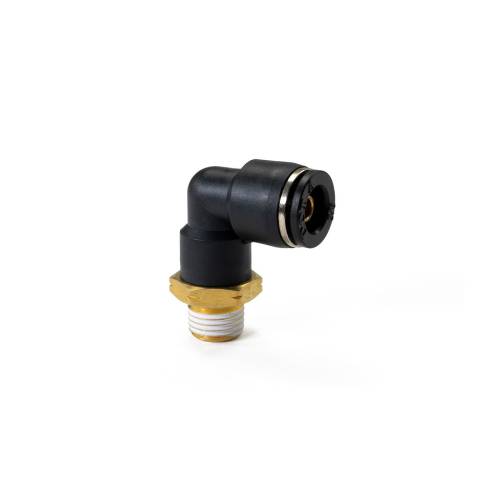 HornBlasters - HornBlasters 1/4" NPT Male To 3/8" Air Line Push Connect Elbow