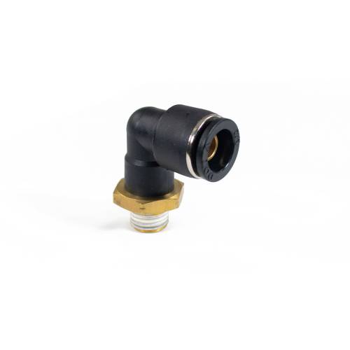 HornBlasters - HornBlasters 1/4" NPT Male To 1/2" Air Line Push To Pull Elbow