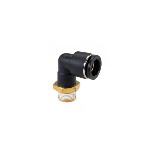 HornBlasters - HornBlasters 3/8" NPT Male To 1/2" Air Line Push To Pull - Elbow